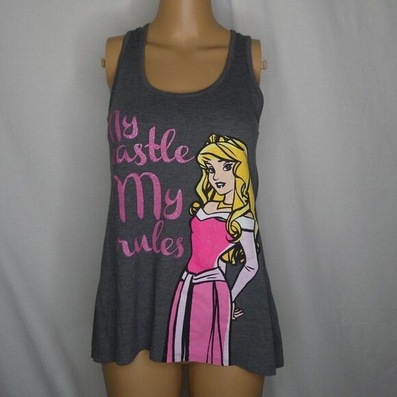 Disney Sleeping Beauty Aurora Tank Top My Castle - Picture 1 of 9